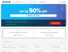 Tablet Screenshot of global.zinio.com