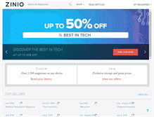 Tablet Screenshot of installer.zinio.com